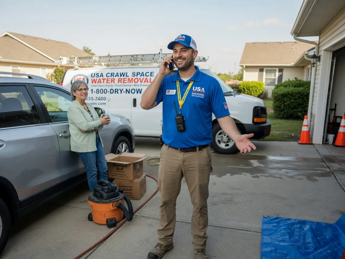Crawl Space Water Removal Brownsboro, TX FAQs